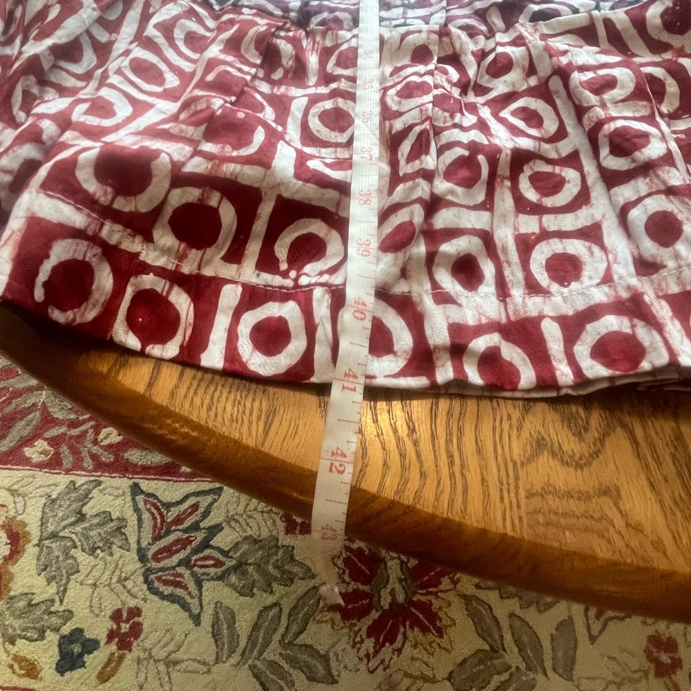 NWT BUSAYO Ade Spaghetti Strap Mixed Batik Tiered Dress Size M Front Pockets - Picture 8 of 12